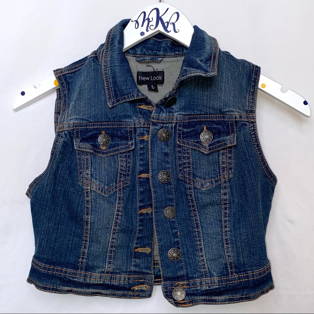 NEW LOOK Dark Jean Vest